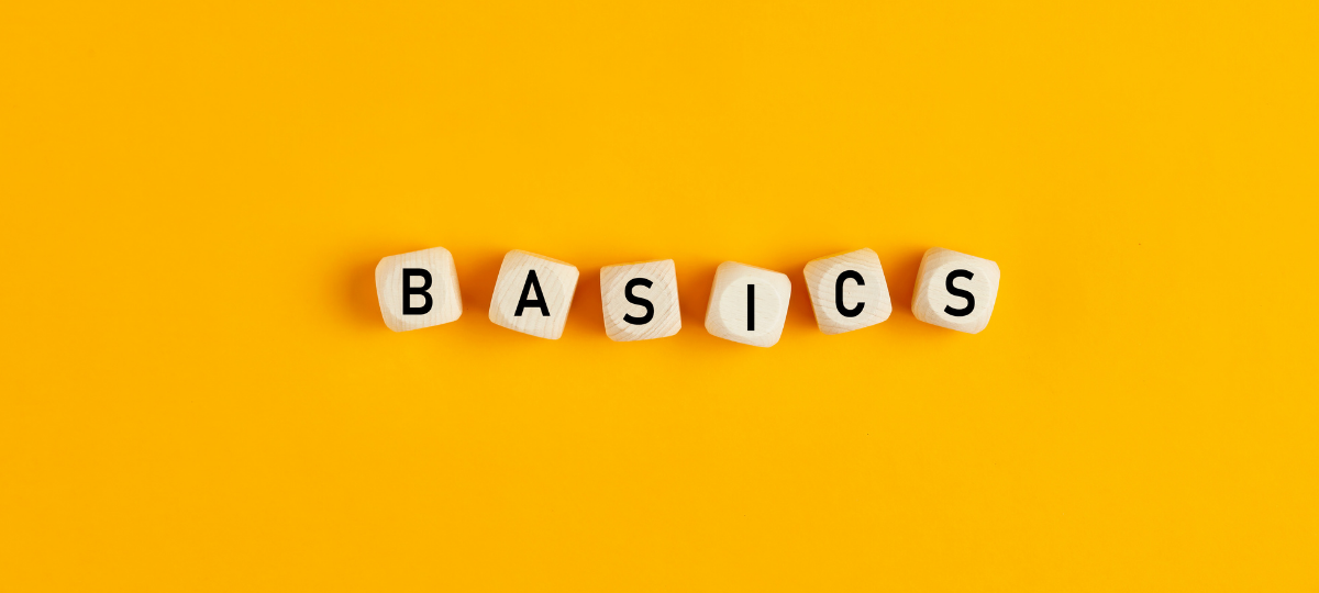 the word basics spelled out