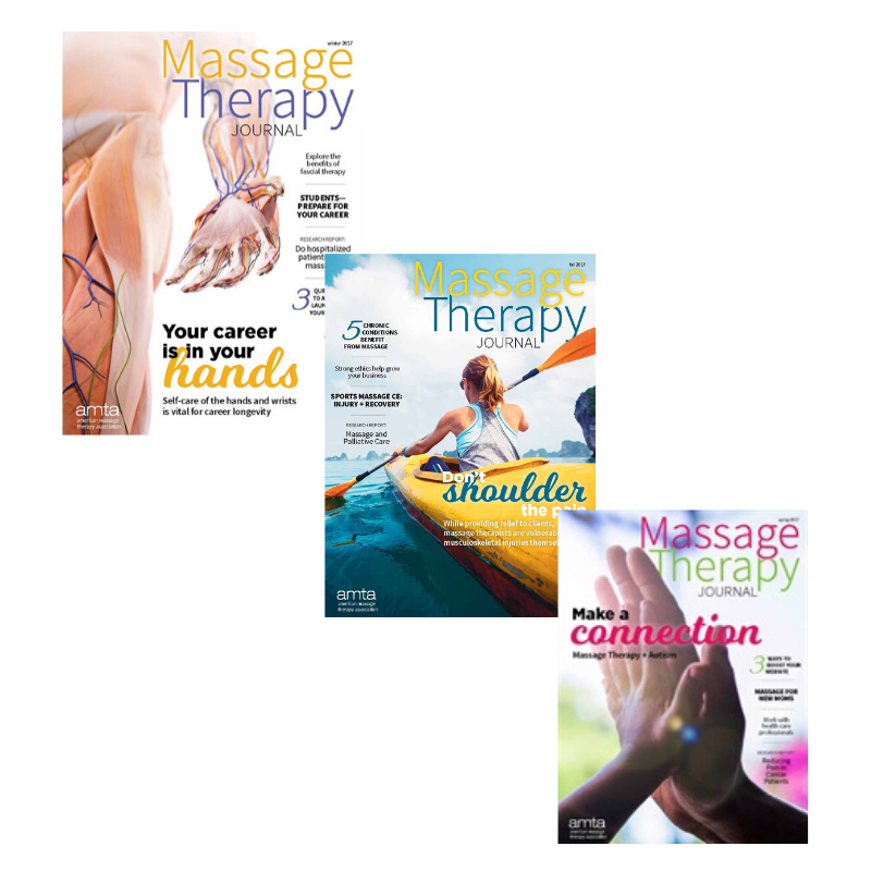 Massage Therapy Journal covers