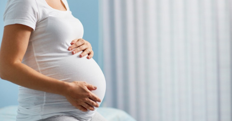 a profile image of a pregnant individual.