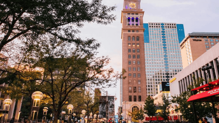 Buildings of 16th Street Mall