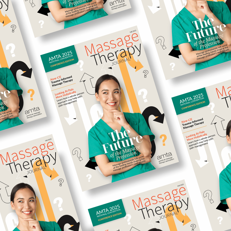 Fall 2025 Massage Therapy Journal cover