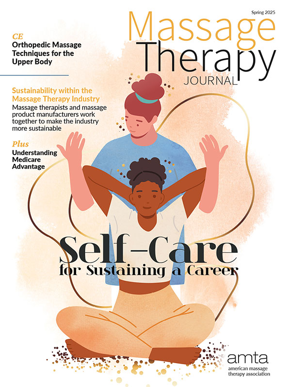 Massage Therapy Journal spring 2025 cover