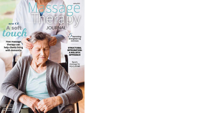 Massage Therapy Journal Spring 2021