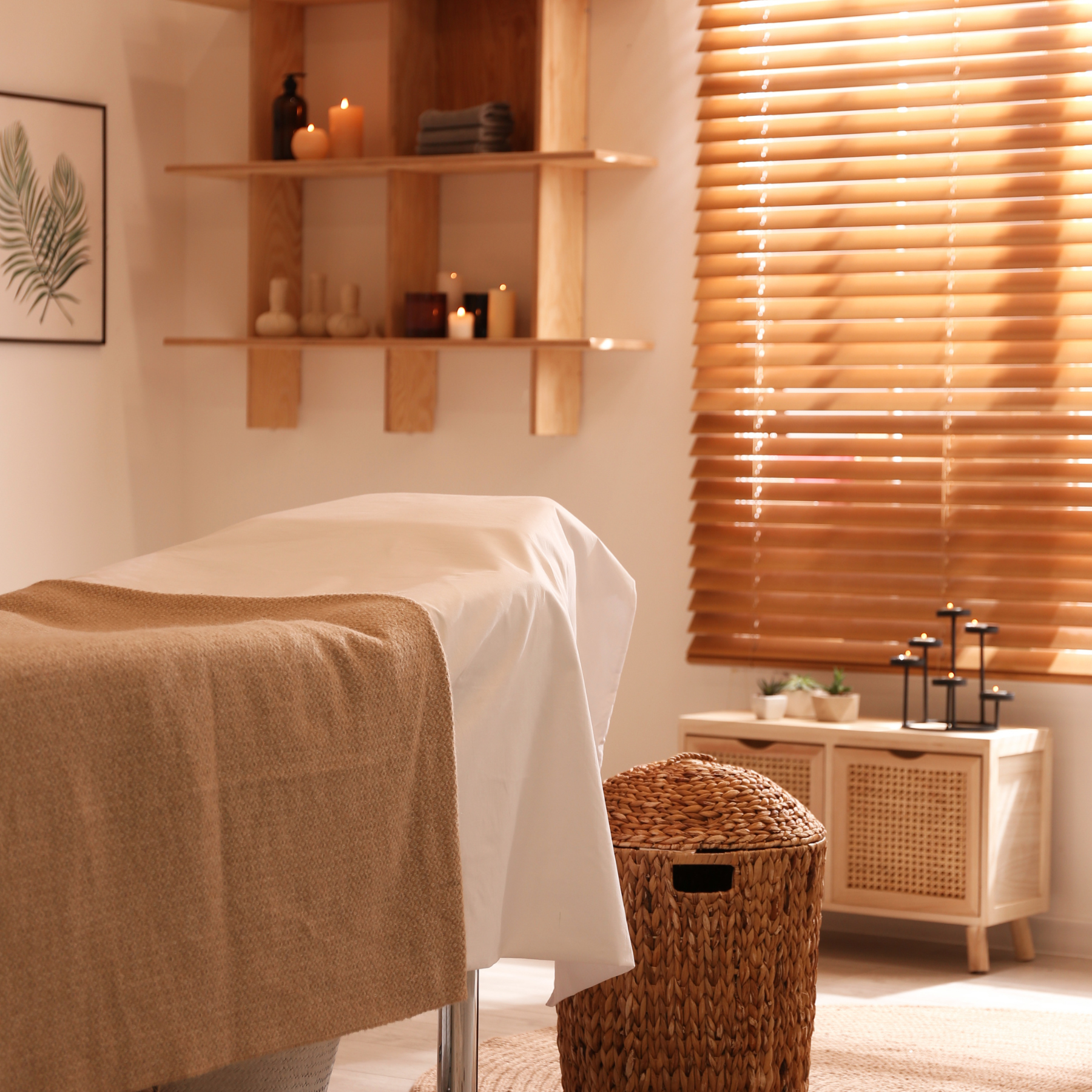 massage therapy treatment room