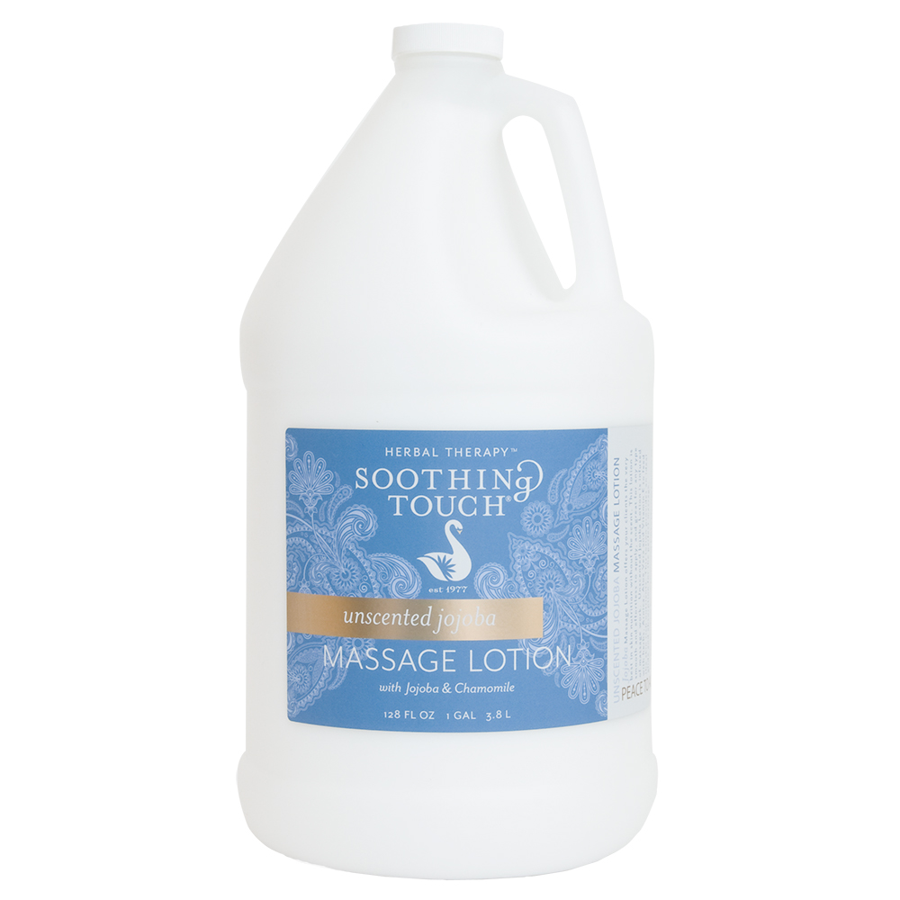 Soothing Touch massage lotion bottle 
